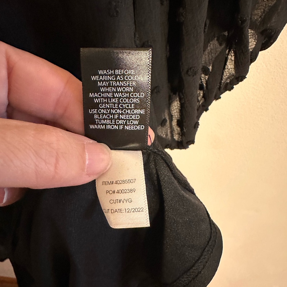 Torrid Black Long Sleeve Dress NWT size 4x 26 - Picture 7 of 9